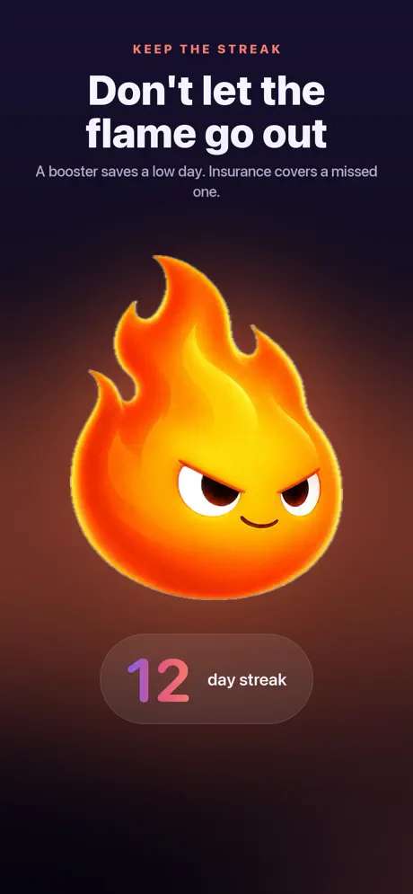 The streak flame